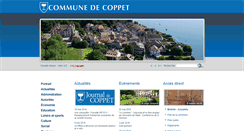 Desktop Screenshot of coppet.ch